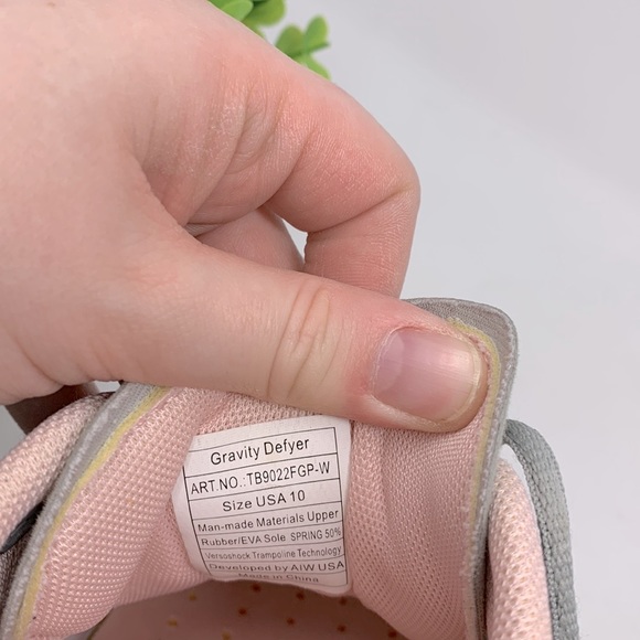 Gravity Defyer Sneakers Womens 10 Gdefy Ion Athletic Pink Gray TB9002FGP-M - Picture 13 of 14